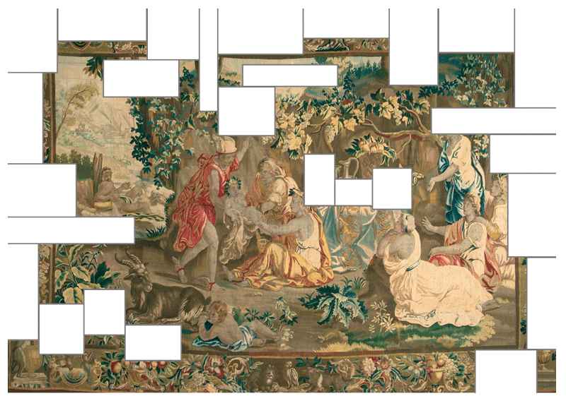 Kérjük várja meg, míg a kép betöltődik! Brüsszeli kárpit virtuális kimetszésekkel